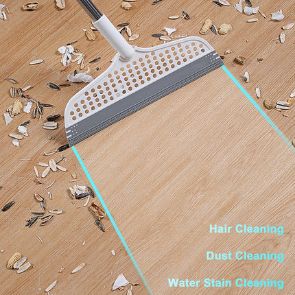 Magic Silicone Broom Household Floor Wiping Tool Dual-Purpose Mop Dust Sweeping Bathroom Dual Use Silicone