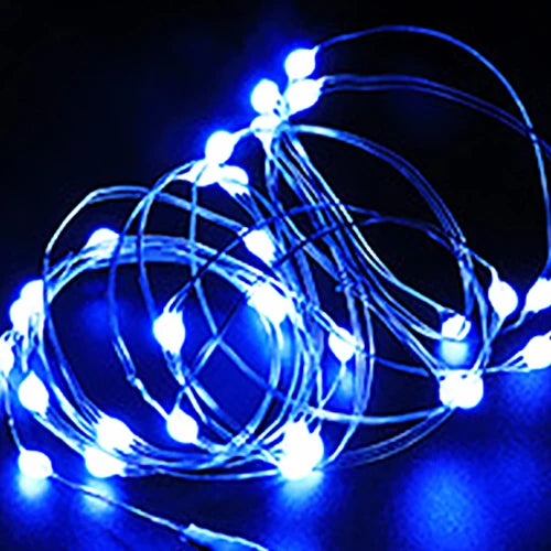10pcs 6pcs Copper Wire LED String Lights Holiday Fairy Lights Garland Christmas Tree Decor Wedding Party DIY Natal Navidad 2023
