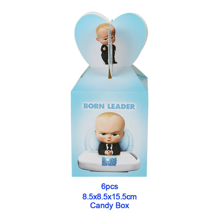 Cartoon Baby Boss Boys Girls Theme Birthday Party Decoration Disposable Tableware Background Balloon Baby Shower Children Gift