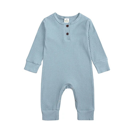 2026 Baby Boy Romper Girl Outfits Playsuit Summer Wear Cotton Infant Thin Jumpsuit Ribbed Clothes Knitted Stretch Toddler Onesie