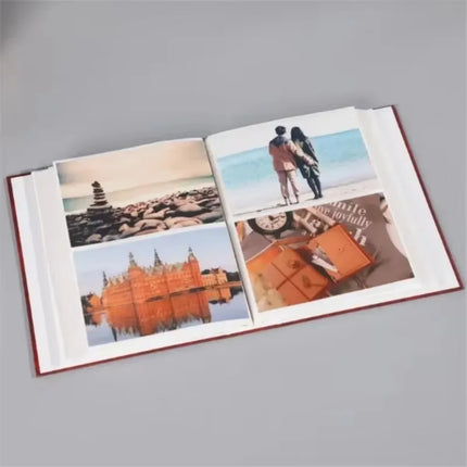 Family 6 Inch 100 Photos 16x12Cm Image Art Photo Albums Interstitial Album Classic Retro Photo Album Collection Home Decoration