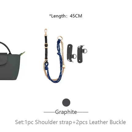 Miu Bag Strap For Longchamp Mini Handbag Bag Durable Woven Bag Shoulder Strap Crossbody Bag Belt Bag Replacement Accessories