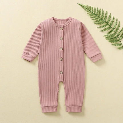 100% Cotton Waffle One-pieces Buy More to Discount Newborn Baby Rompers Sleepsuit Infant Jumpsuits Long Sleeved Jumpers Clothing