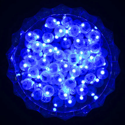 50Pcs Tumbler Small Round Ball Light Balloon LED Flash Luminous Lamps Lantern Light for Wedding Party Birthday Decoration