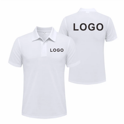 Customized Logo Breathable Polo Shirt Casual Company Group Clothing Lapel Short Sleeve Polo Shirts Work Clothes Print Embroidery