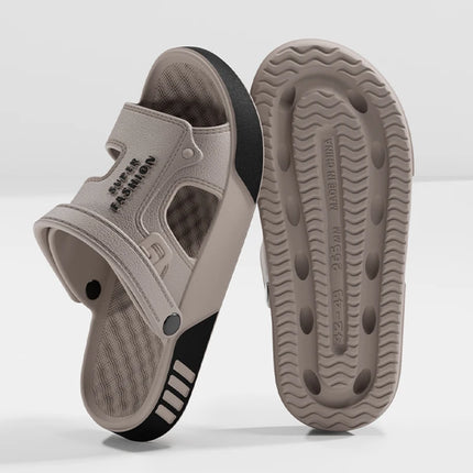 2026 Summer Platform Sport Sandals Men Outdoor Fishing Beach Waterproof Non Slip Slippers Men Lightweight Soft Sole Eva Sandals