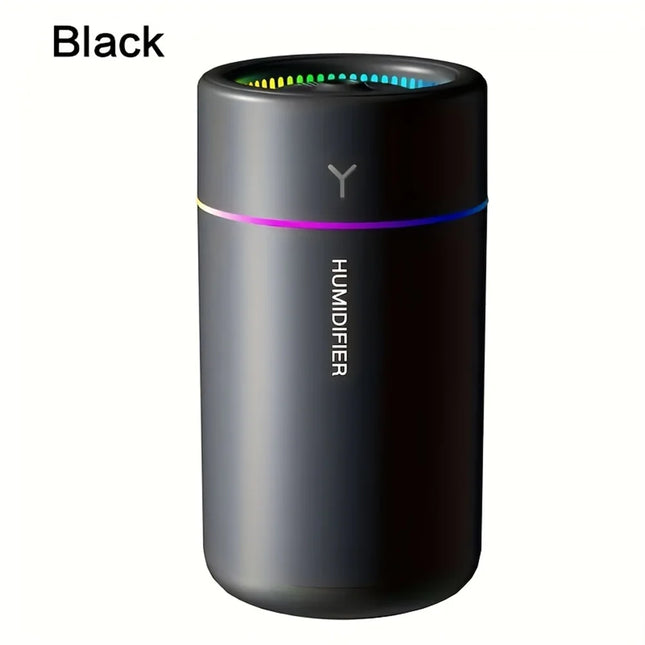 1PC Car Humidifier Colorful LED Aromatherapy Silent Ultrasonic Air Machine For Bedroom Office Portable Essential Oil Diffuser