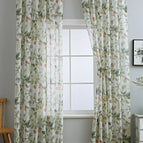 red Floral / 200x100cm / Fixed Pleat