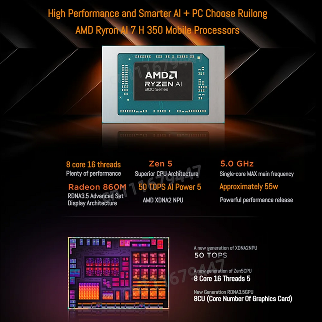 【2025 NEW】Lenovo Xiaoxin Pro 16 Laptop AMD AI 7H 350/860M 32G+1T 16inch 2.8K OLED Screen 120Hz Lenovo Notebook