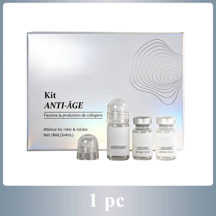 Collagen Boost Anti-Aging Essence Anti-Wrinkle Lifting Hydrating Pore Shrinking Skin Care KitF6T