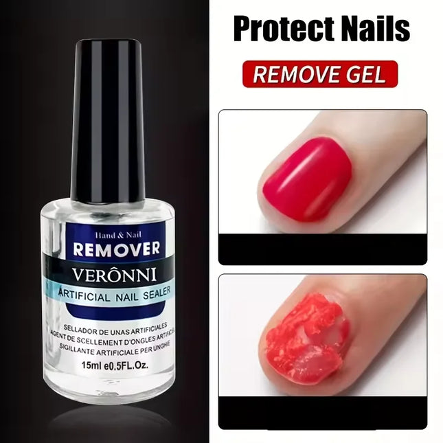 15ml Soak-Off Quick Nail Glue Remover,Easy Application Nail Gel Remover Nail Polish Remover For Gel Nails Polish Nail Art Gel