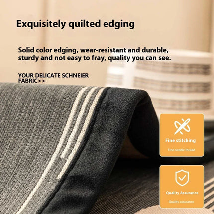 Luxury Soft Sofa Cover for Living Room Non-Slip Solid Thick Sofa Cushion Mat Simple Style Plush Sofa Towel Home Couch Decor