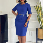 Deep Blue Dress / S