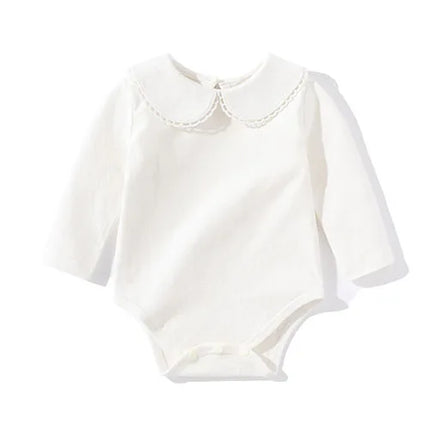 Autumn Winter Korean Style Children Knitted Clothes Newborn Baby Girls Knitted Bodysuits Solid Color Knitting Hooded Jumpsuit