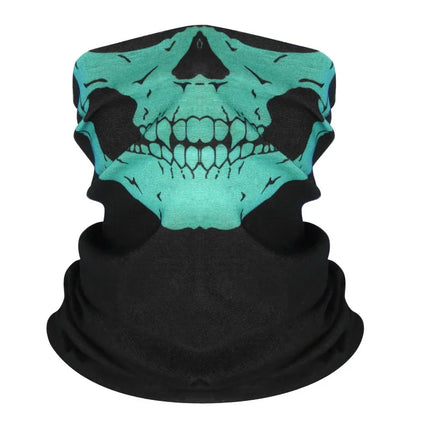 Halloween Mask Horror Skeleton Chin Mask Skeleton Performance Party Dress Up Real CS Masks