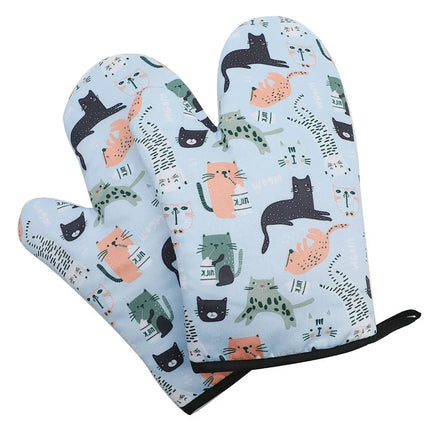 GIANXI Microwave Mitts Gloves Heat Resistant Anti-scald Insulation Non-slip Kitchen Tools Oven Mitts Baking Accessories