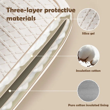 Anti-scald Silicone Oven Mitts for Kitchen Non-Slip Insulated Microwave Gloves for Baking BBQ Gloves Heat Insulation Mittens