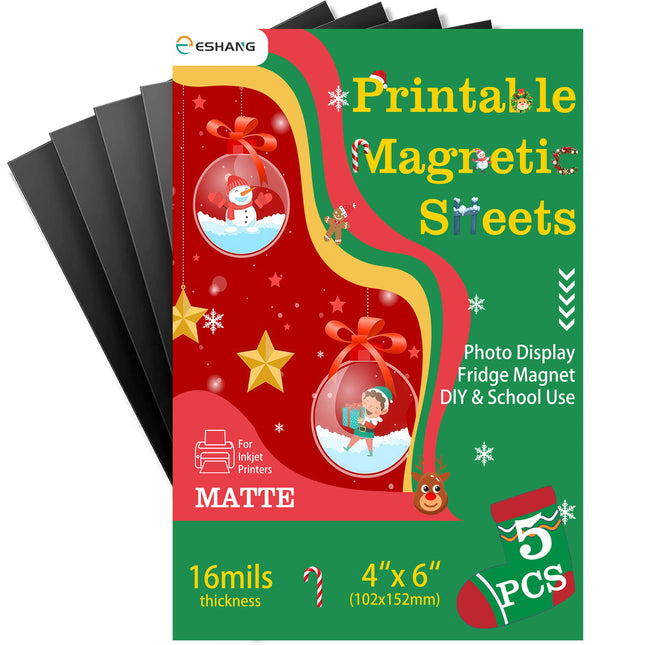 16mil Thick Glossy Or Matte Flexible Printable Magnetic Photo Paper Non Adhesive for Inkjet Printers