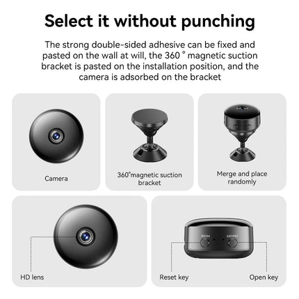 Wireless Security Camera with Night Vision & Motion Detection – Portable Surveillance for Home, Youngsters Watch, Easy to Instal