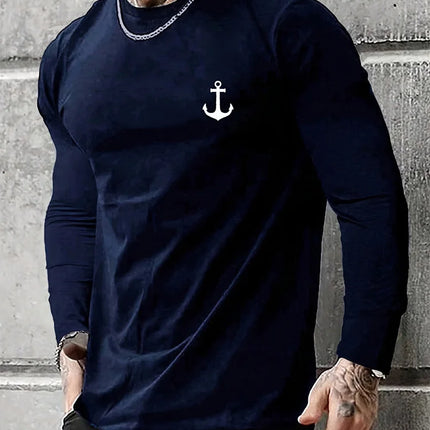 2025 3D USA American Flag Printed Men's Long-Sleeved T-Shirt Daily Warm-Up Men's Shirt For Autumn/Winter Street Fashion T-Shirt