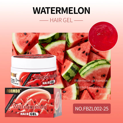 Fruit Flavored Gel Styling Gel, Anti Frizz, Curly Hair, Oil Control, Long-lasting Styling, Suitable for All Hair Types