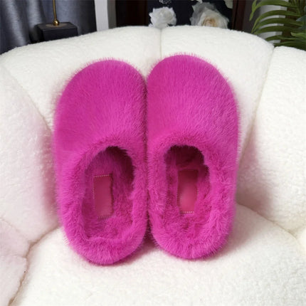 Woman Shoes Slippers Faux Fur Slides Woman Outdoor Slippers With Arch Support Mules Slipper Women Clogs For Women Fuzzy Slippers