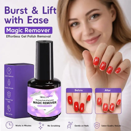 15ml Magic Remover Nail Gel Polish for Soak Off UV Gel Polish Fast Removal Semi Permanent Varnish Polish Cancel Glue