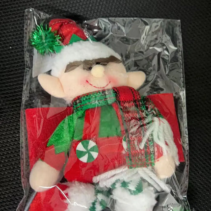 Elf fairy figurine curtain hooks, Christmas decorations, display window ornaments, hotel restaurant supplies, party props