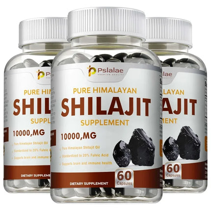 100% High Purity Shilajit Mineral Supplement - Improve Performance, Relieve Stress, Improve Mood, Increase Male Size, Non-GMO
