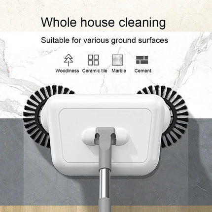 Combination of Broom and Mop Hand Push Type Scoop Household Broom and Dustpan Set Floor Magic Broom Home Cleaning Tools Sweeper