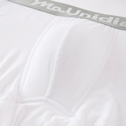 10 Pieces Bamboo Fiber Men's Underpants Solid Color Boxer Briefs Breathable Boxers Underwear Man Stretch Men Panties