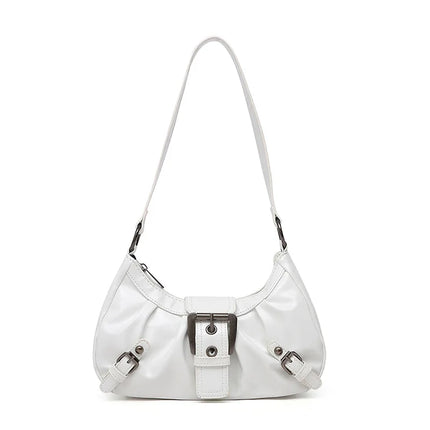 Y2K Retro Pleated Hobo Shoulder Bag for Women Hot Selling Maillard Style Underarm Bag Clutch Handbags for Travel Work Shopping