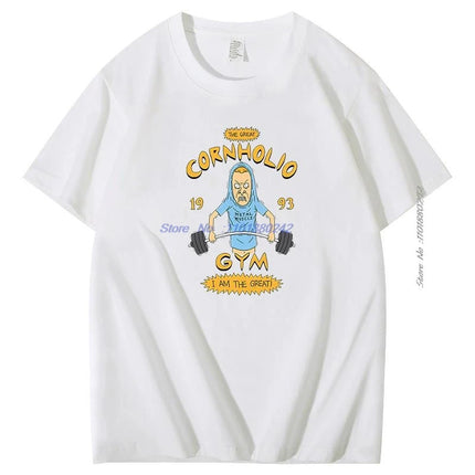 Beavis And Butthead Tshirts Novelty Funny Cartoon Graphic Tshirts Casual Clothing Summer Male Oversized Short Sleeve T-Shirts