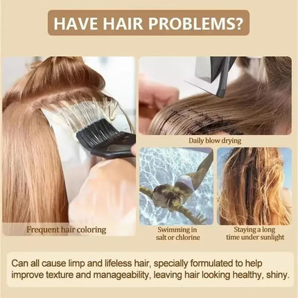 Magic Keratin Hair Enhancing Oil Fast Restore Hair Soft Smooth Shiny Deep Moisturizer Frizzy Dry Scalp Korean Hair Care Products