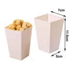 white popcorn box / 48pcs