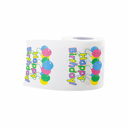 1 Roll Room Supplies Decor Tissue Wedding Birthday Gifts Toilet Paper Funny Birthday Rolls Roll Printed Funny Paper Towel
