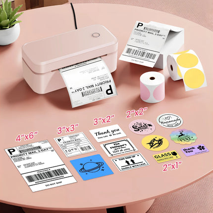 Marklife X4 Thermal Label Printer Bluetooth Small Shipping Label Printer 4X6 inch Compatible with iPhone Android Mac Window