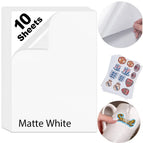 10pcs Matte White / China Mainland