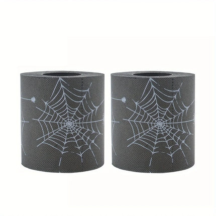 Halloween Black Spider Toilet Paper Limited‑Edition Novelty Prank Roll Paper Spooky Aesthetic Bathroom Decor Funny Gift for Hall
