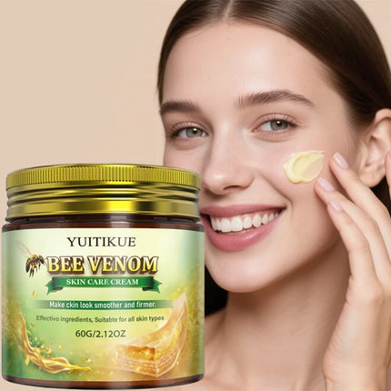 Yuitikue Bee Venom Skin Care Cream, 60g Firming & Smoothing Face & Body Cream, Suitable for All Skin Types