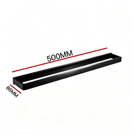 Matt Black 304Stainless Steel 2/4/6 Hook Toilet Brush Holder Toilet Paper Holder Towel Bar Rail Rack Hanger Hook Hardware Set