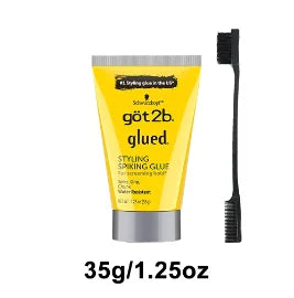 Got2b Glued Spiking Glue Hair Gel Water Invisible Resistant Strong Hold For Wig Adhesives Dege Control Gel For Screaming Hold