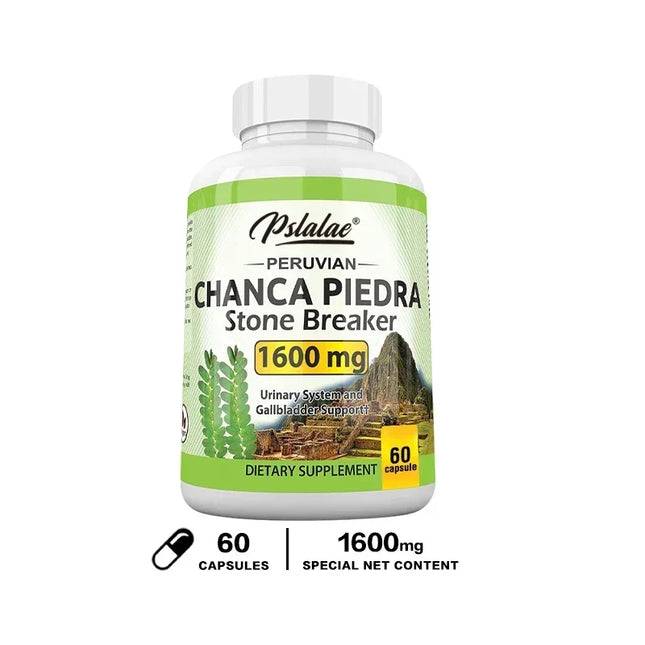 Chanca Piedra Capsules 1600mg - Kidney Stone Crushing, Urinary Tract Support, Non-GMOSupplements