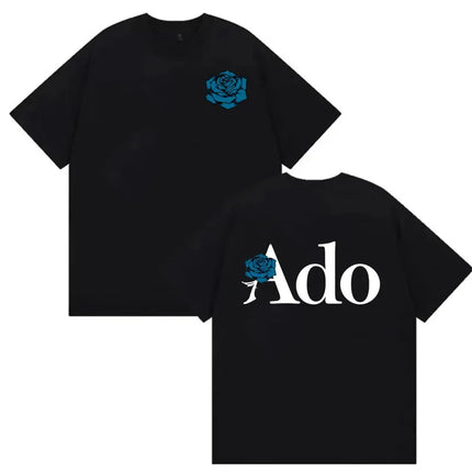 Ado Printed T-ahirt Women Men Fashion Casual Hip Hop High Street Short Sleeve Tops Tee Shirt Summer Simple Comfortable T-shirt
