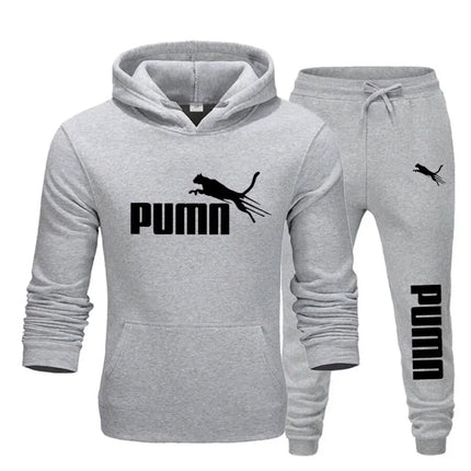 2026 Ne w Autumn and Winter Men's Pullover Hoodie and Pants Two-Piece Set Fashionable Trendy Fitness Casual Sportswear