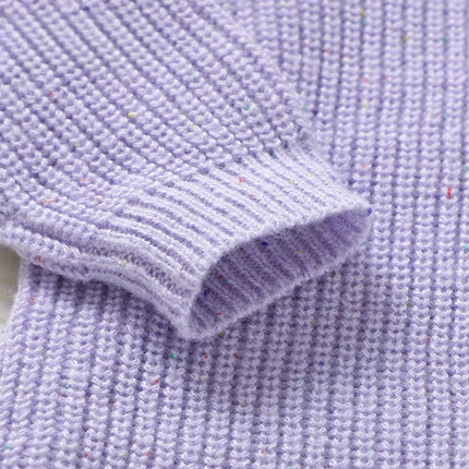 Infant Baby Girls Knitted Jumpsuit Toddler Baby Boys Long Sleeved Knitting Romper Kids Clothes