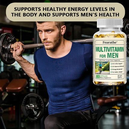Men's multivitamin, containing 23 vitamins and minerals - boosts immunity, increases energy and stamina