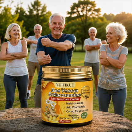 YUITIKUE Natural Bee Venom Joint Care Cream Ginger Chamomile Deep Moisturize Joint Skin Support Mobility