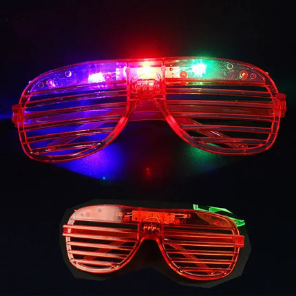 LED Light Up Glasses Wedding Glow In The Dark Party Neon Luminous Glasses for Adults Kids Birthday LED Party Accessory Supplies