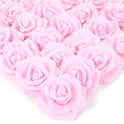 10/20/50Pcs Artificial Foam Rose Flowers PE Fake Flower for Home Room Dceor Wedding Party Halloween Thanksgiving Christmas Decor
